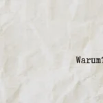 Das Wort „Warum?“ auf hellem Papier als Symbol für fragendes Denken